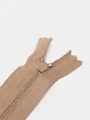 Бежевый меланж молния MaxZipper пластиковая юбочная №3, 18см