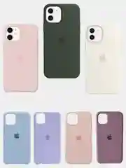 Белый чехол Silicon Case на iPhone 11, 12/12 Pro, силиконовый