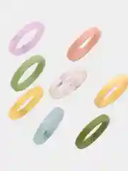 Кольцо из эпоксидной смолы, 1 штука, цвет случайный