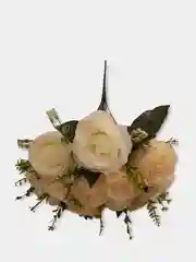 Белый искусственные цветы "Букет роз"