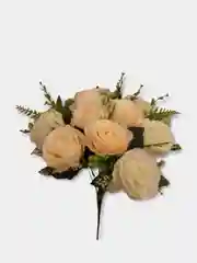 Белый искусственные цветы "Букет роз"