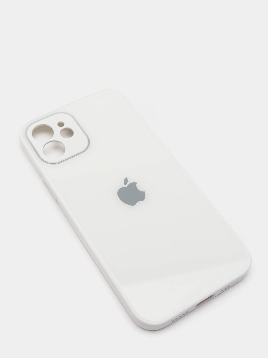 Чехол силиконовый для iPhone 11 со стеклянной панелью