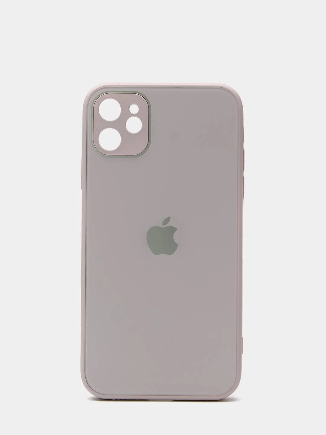 Чехол силиконовый для iPhone 11 со стеклянной панелью