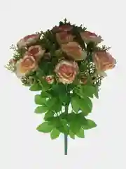 Искусственные цветы. Кустовые гвоздики (букет ) Композиция. Высота: 33 см