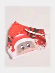 Красный маска новогодняя многоразовая