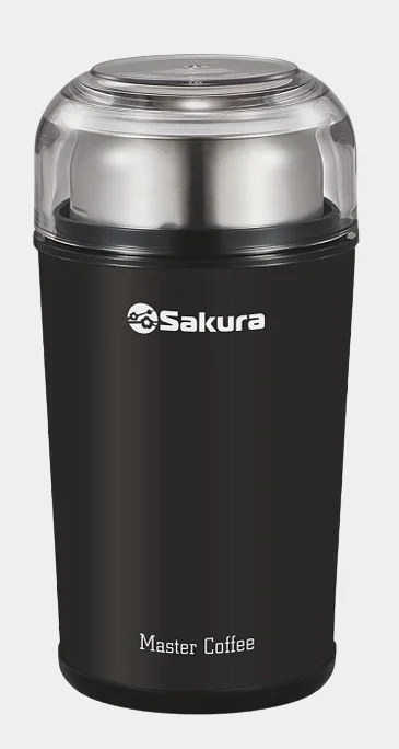 Черный кофемолка Sakura SA-6173BK, 250 Вт