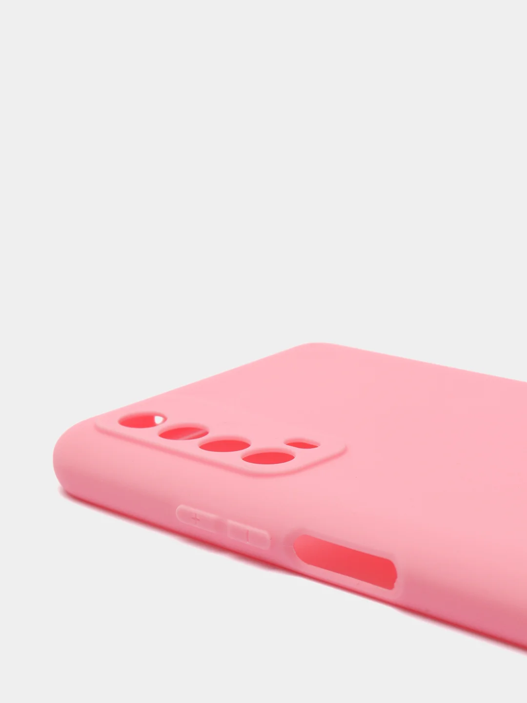 Розовый чехол с бархатом внутри для Huawei P SMART 2021