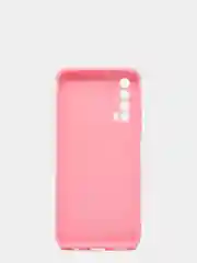 Розовый чехол с бархатом внутри для Huawei P SMART 2021