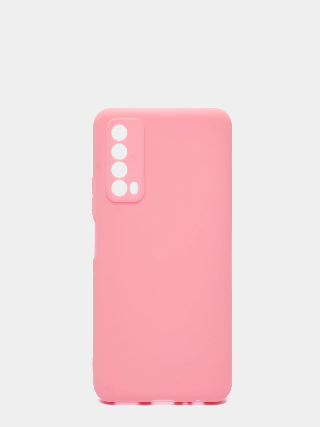Розовый чехол с бархатом внутри для Huawei P SMART 2021