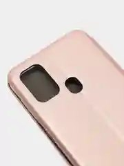 Бордовый чехол книжка Samsung M31 / Samsung M21