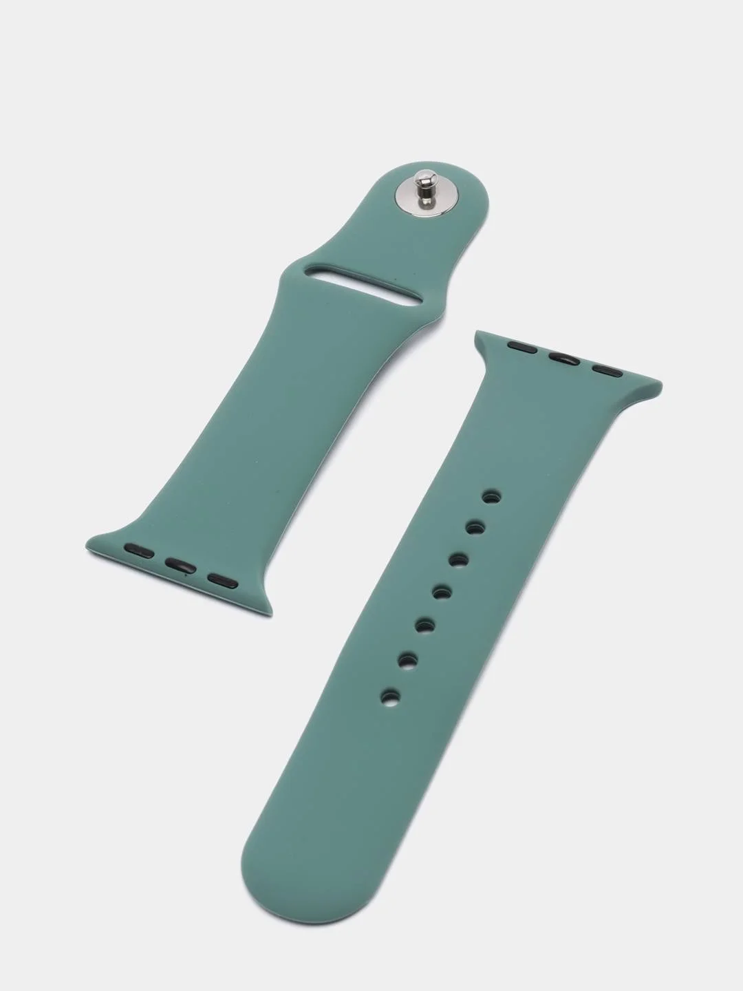 Лесной зеленый силиконовый ремешок для смарт часов Apple Watch, силиконовый браслет