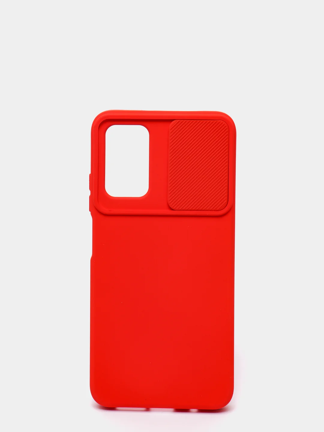 Красный чехол для Redmi 9T, POCO M3, с раздвижным окном для защиты камеры