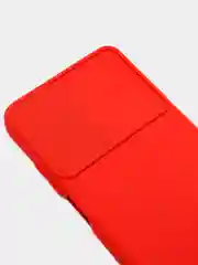 Красный чехол для Redmi 9T, POCO M3, с раздвижным окном для защиты камеры