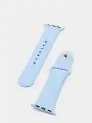 Голубой силиконовый ремешок для смарт часов Apple Watch, силиконовый браслет