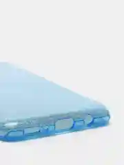 Голубой чехол с блестками для Samsung M31S