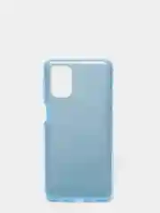 Голубой чехол с блестками для Samsung M31S