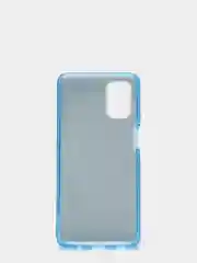 Голубой чехол с блестками для Samsung M31S
