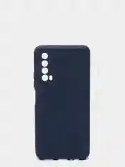 Синий чехол с бархатом внутри для Huawei P SMART 2021