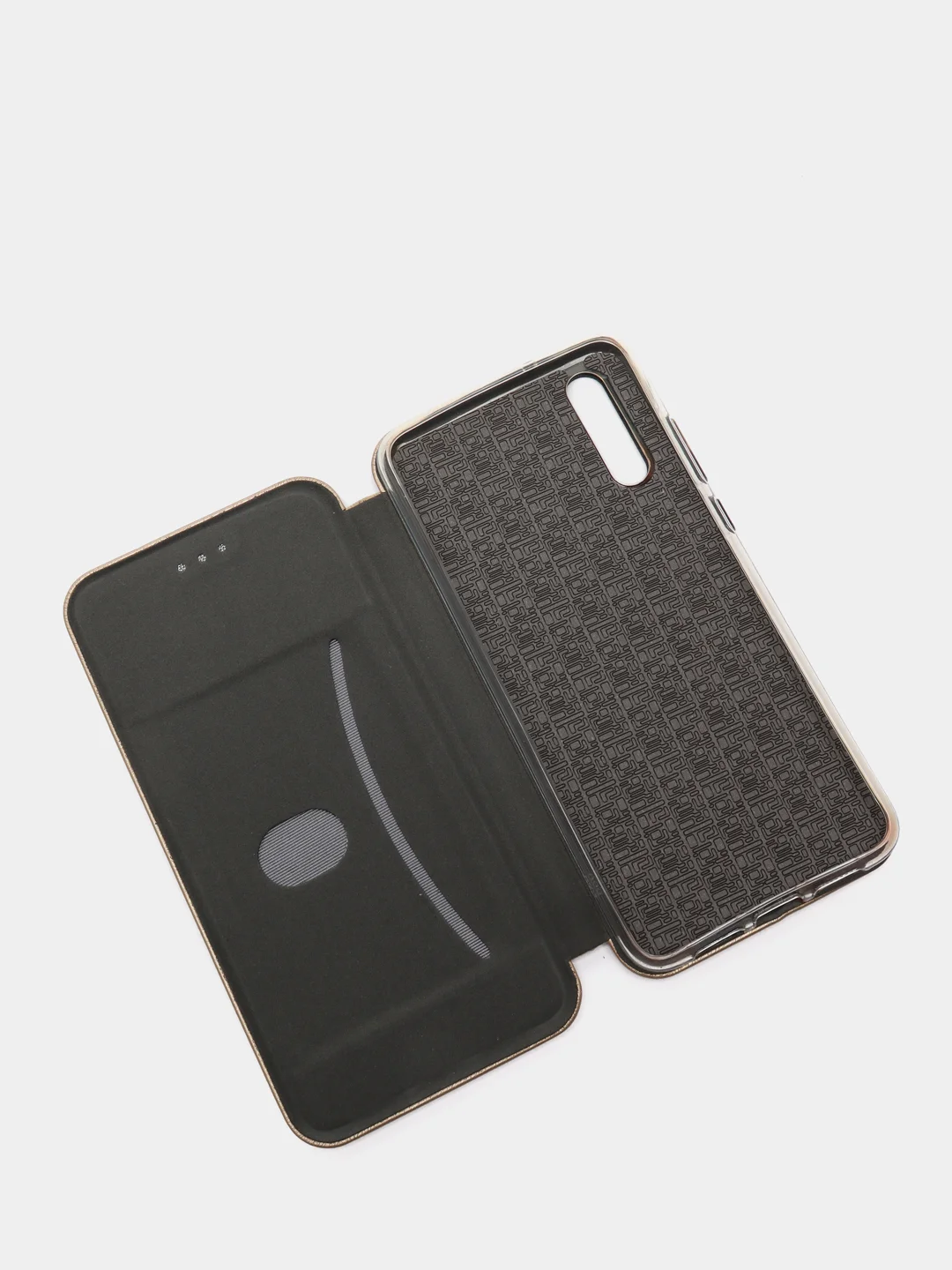 Золотой чехол-книжка Huawei P20