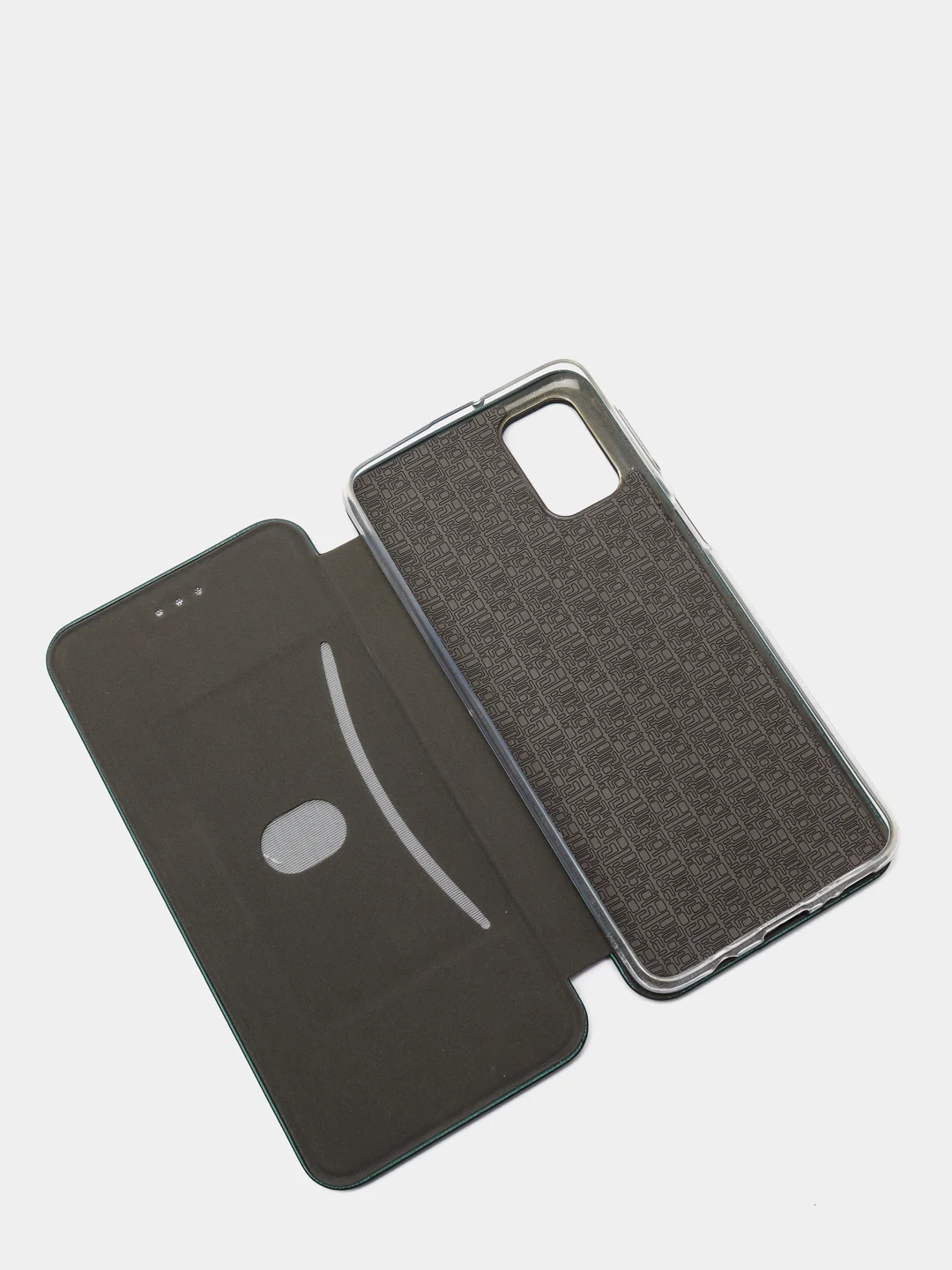 Тёмно-зелёный чехол книжка Samsung M31s