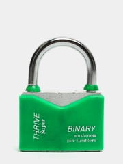 Замок навесной влагозащищенный с защитой от отмычек Binary, 70 мм