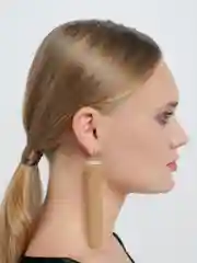 Серьги эполеты, со стразами