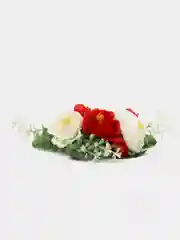 Бордовый заколки ручной работы