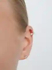 Бежевый каффы под золото