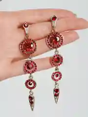 Серьги дорожка / Серьги длинные / Серьги вечерние / Серьги подвески