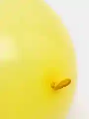 Желтый воздушные шарики, цветы, 1 штука