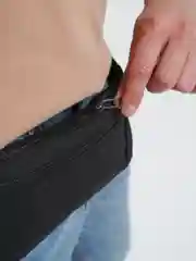 Черный сумка поясная мужская женская 4 цвета Сумка на пояс