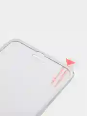 Серебряный защитное стекло c усиленными и закругленными краями IPHONE 6