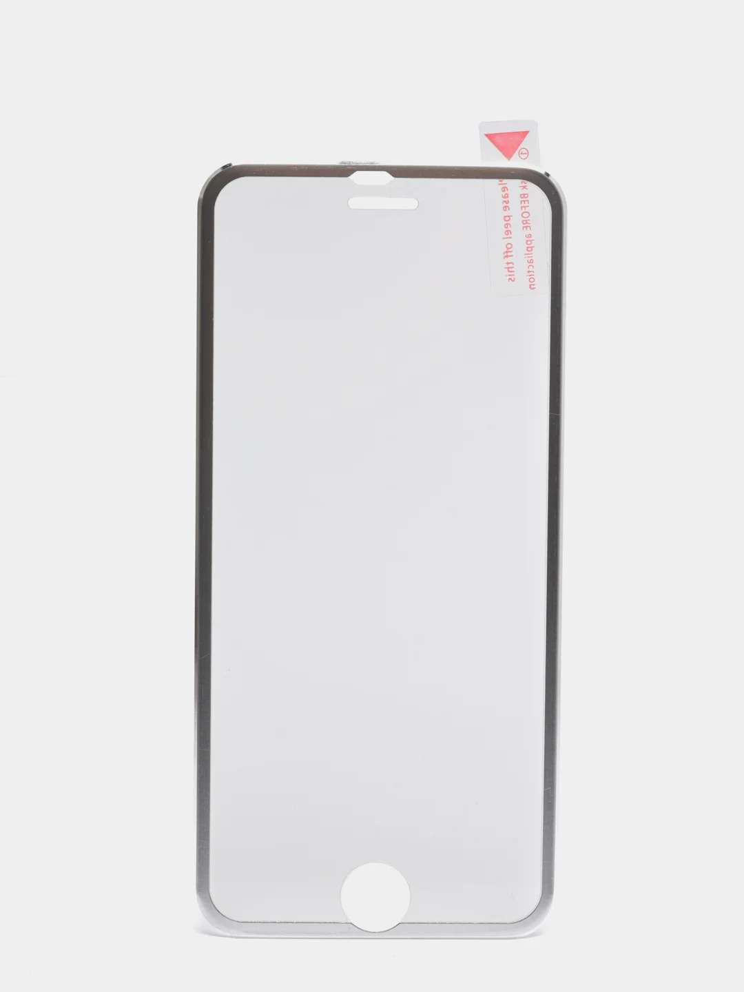 Серебряный защитное стекло c усиленными и закругленными краями IPHONE 6