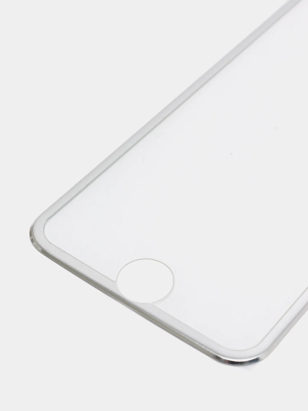 Серебряный защитное стекло c усиленными и закругленными краями IPHONE 6