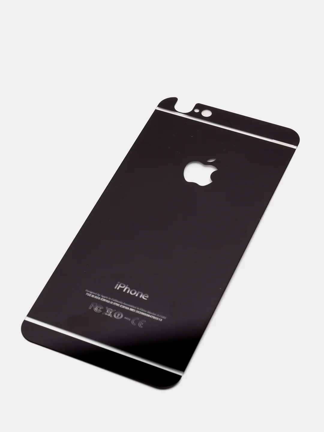 Черный комплект защитных стекол для передней и оборотной сторон телефона IPHONE 6