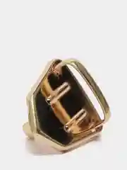 Застёжка для сумки, 3 х 2,5 см, цвет золотой