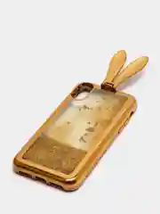 Желтый чехол переливающийся IPhone X, XS