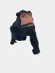 Черный фигурки диких животных