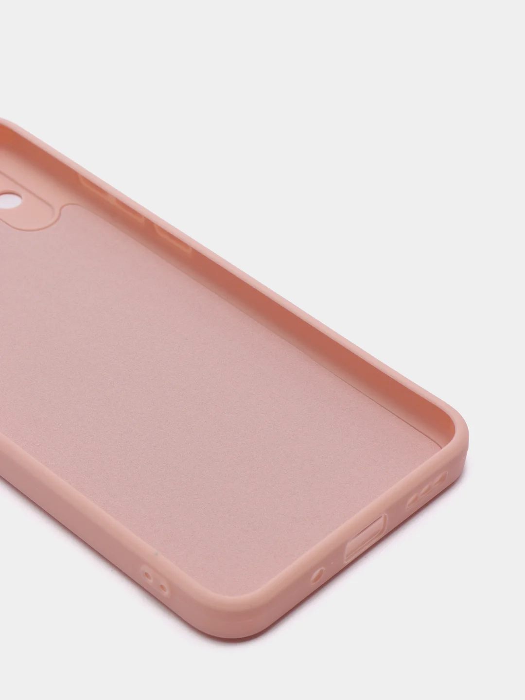 Кремовый чехол для Xiaomi Redmi 9A с защитой камеры и бархатом внутри
