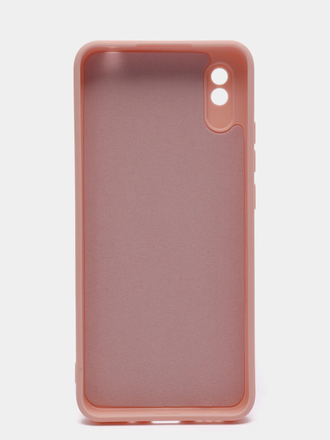 Кремовый чехол для Xiaomi Redmi 9A с защитой камеры и бархатом внутри