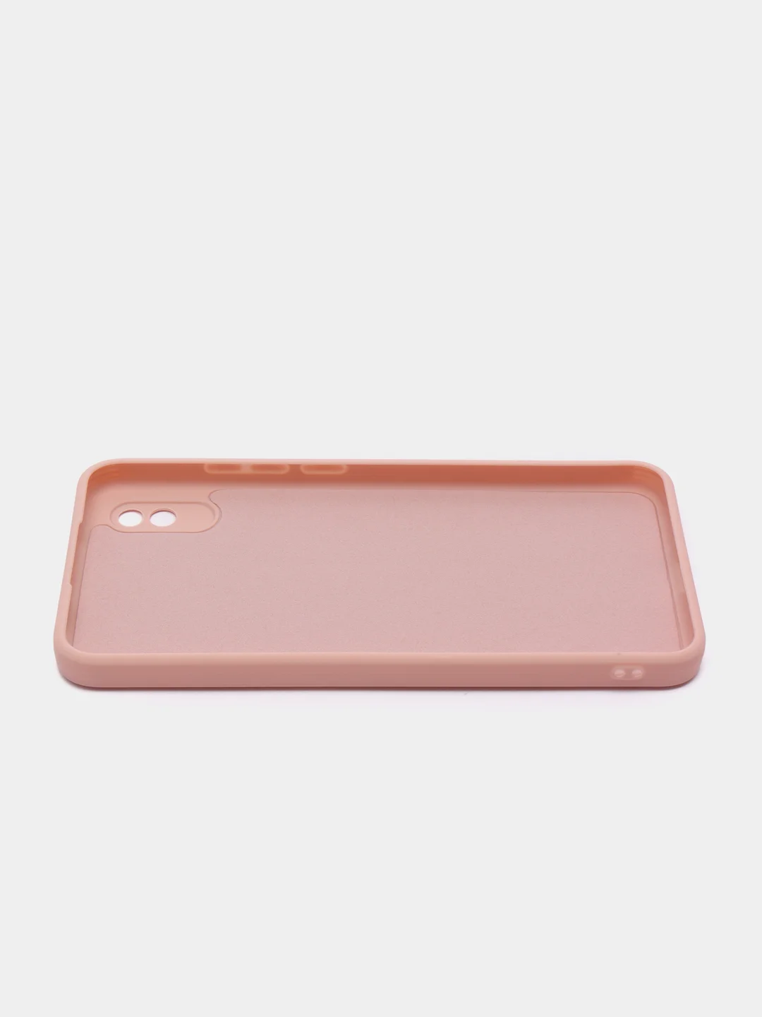 Кремовый чехол для Xiaomi Redmi 9A с защитой камеры и бархатом внутри