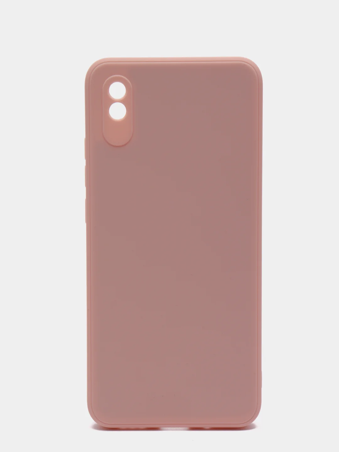 Кремовый чехол для Xiaomi Redmi 9A с защитой камеры и бархатом внутри