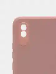 Кремовый чехол для Xiaomi Redmi 9A с защитой камеры и бархатом внутри