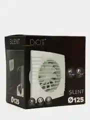 Вытяжной вентилятор 125 тихий SILENT 5C в кухню ванную туалет с обратным клапаном