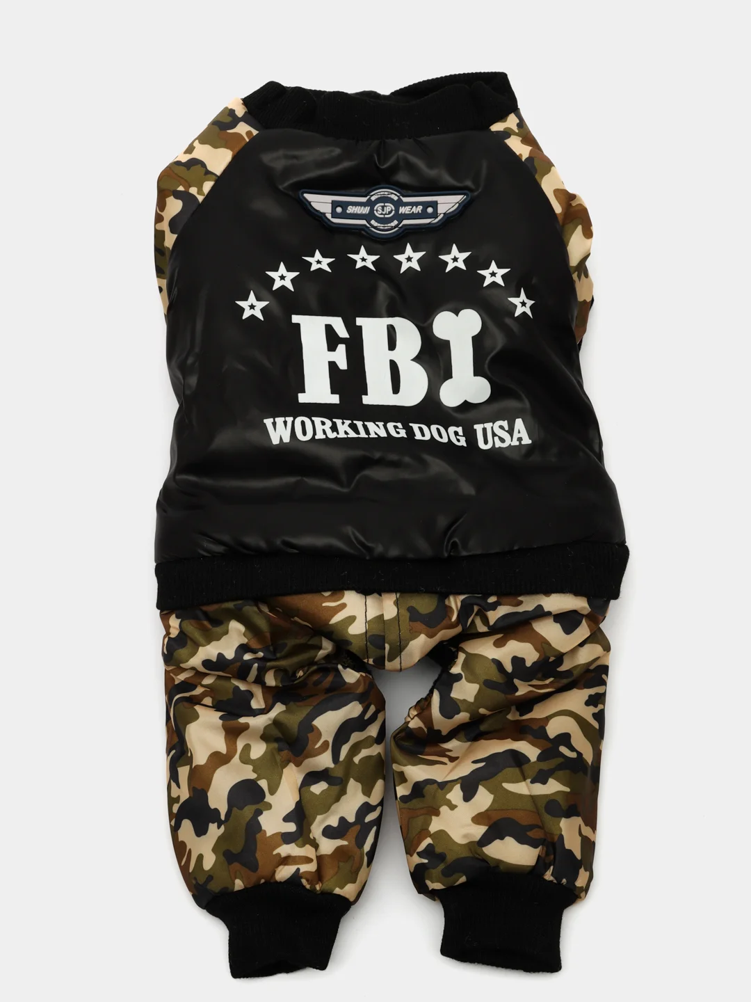 Утепленный камуфляжный комбинезон "FBI"
