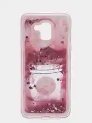 Алый чехол переливашка для Samsung J6 2018