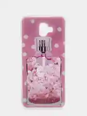 Вишнёвый чехол - переливашка Samsung J6 Plus / J6+