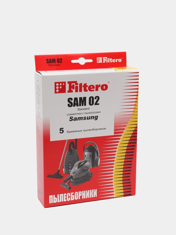 Мешки - пылесборники Filtero SAM 02 Standard (5 шт.), Samsung, Akai, Akira,Bimatek, Bork