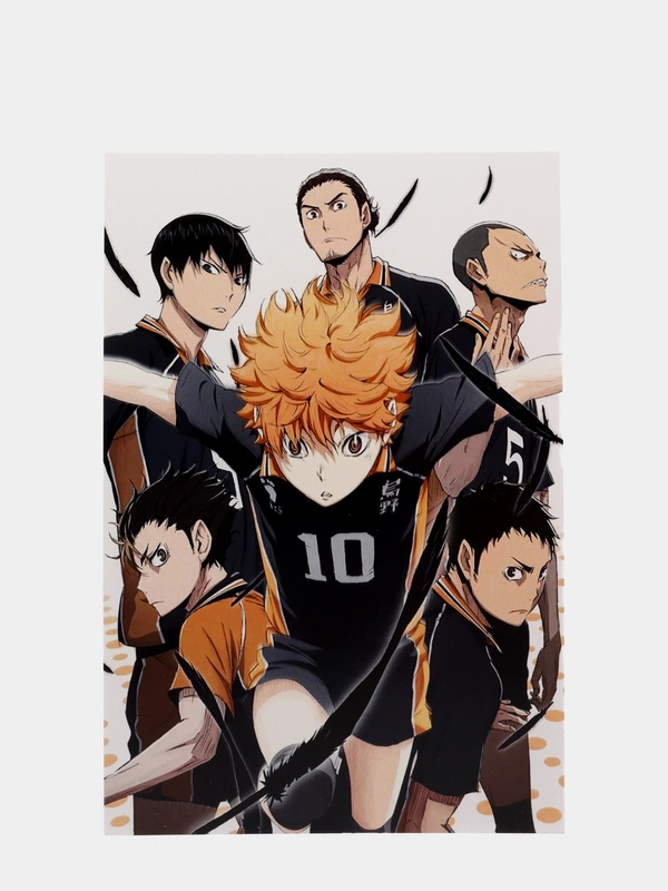 Открытка Haikyu "Волейбол"