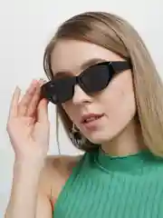 Черный очки солнцезащитные с цветными линзами